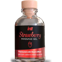 INTT MASSAGE & ORAL SEX - GEL DE MASSAGEM HOT EFFECT SABOR DE MORANGO - Sexshoptuga  Sexshoptuga 