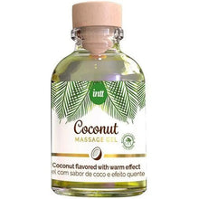 INTT - GEL DE MASSAGEM VEGANO COM SABOR DE COCO E EFEITO AQUECEDOR - Sexshoptuga  Sexshoptuga 