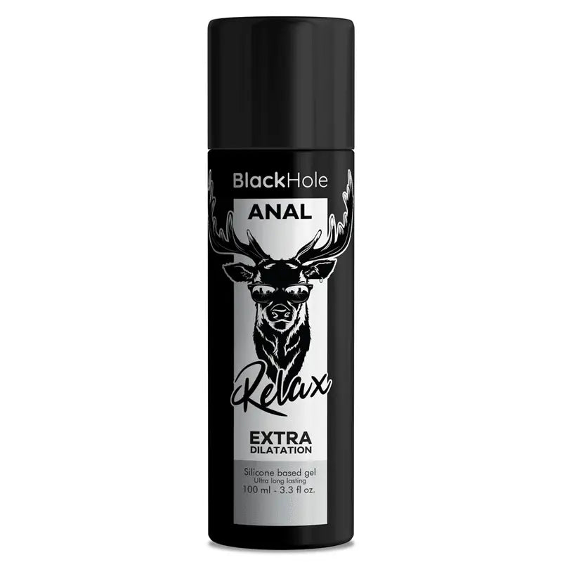 BLACK HOLE - GEL BASE DE SILICONE DILATAÇÃO ANAL 100 ML - Sexshoptuga 