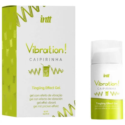 INTT - PODEROSO ESTIMULANTE ÍNTIMO CAIPIRINHA GEL VIBRADOR LÍQUIDO 15 ML - Sexshoptuga 