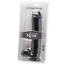 GET REAL - DILDO 28 CM COM BOLAS PRETAS - Sexshoptuga  Sexshoptuga 