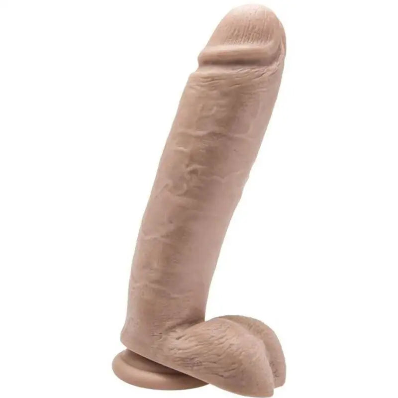 GET REAL - DILDO 25,5 CM COM BOLAS PELE - Sexshoptuga 