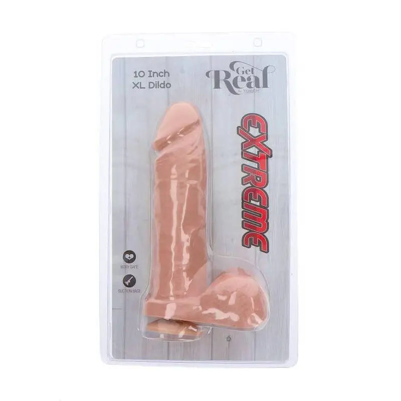 GET REAL - EXTREME XL DILDO 25,5 CM PELE - Sexshoptuga 