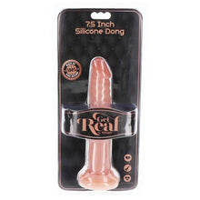 GET REAL - SILICONE DONG 19 CM PELE - Sexshoptuga  Sexshoptuga 