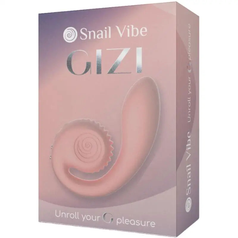 SNAIL VIBE - GIZI ESTIMULADOR DUPLO ROSA - Sexshoptuga 