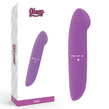 GLOSSY - VIBRADOR PHIL ROXO - Sexshoptuga  Sexshoptuga 