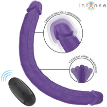 INTENSE - GUNTER DILDO VIBRADOR DUPLO 40 CM ROXO CONTROLE REMOTO - Sexshoptuga  Sexshoptuga 