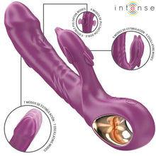 Halle Vibrador Multifuncional com Língua Estimulante de Golfinhos Рoxo Sexshoptuga 