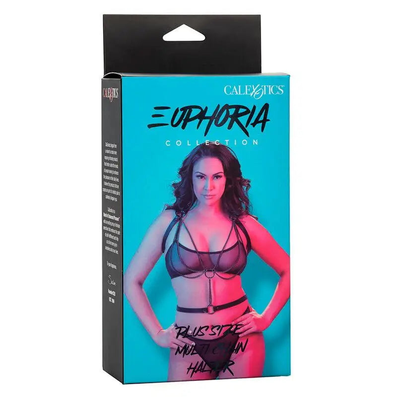 CALEXOTICS - EUPHORIA MULTICAIN HALTER HARNESS PREMIUM TAMANHO PLUS - Sexshoptuga 