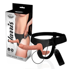 HARNESS ATTRACTION - HARRIS DUPLA PENETRACI N COM VIBRAO 18 CM -O- 3.5 CM - Sexshoptuga  Sexshoptuga 