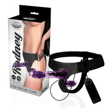 HARNESS ATTRACTION - RODNEY DUPLA PENETRACI N VIBRADOR 18 CM -O- 3.5 CM - Sexshoptuga  Sexshoptuga 