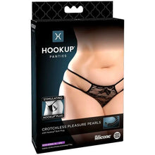 HOOK UP PANTIES - CROTCHLESS PLEASURE PEARLS SIZE XL/XXL - Sexshoptuga  Sexshoptuga 