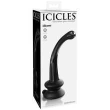 ICICLES - N. 87 VIBRADOR DE VIDRO COM VENTOSA - Sexshoptuga  Sexshoptuga 