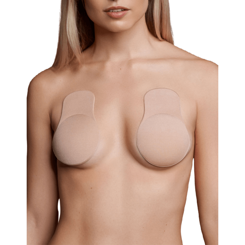 BYE-BRA - REALADOR PEITO PUSH-UP TELA BEIGE TAMANHO M - Sexshoptuga  Sexshoptuga 