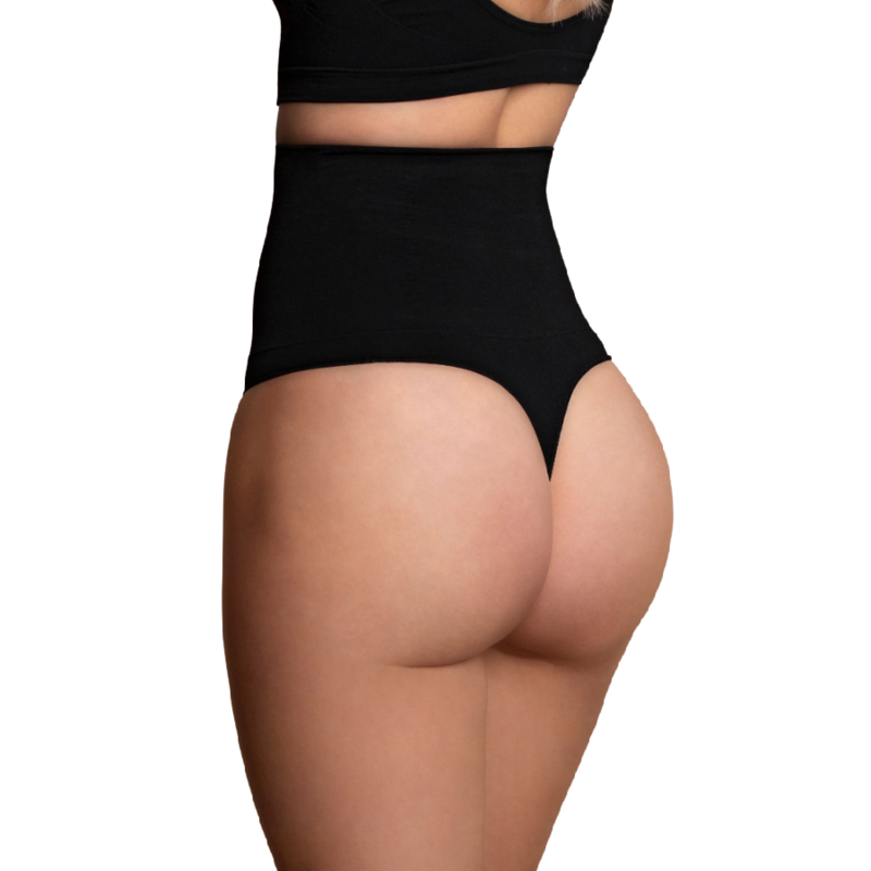 BYE-BRA - FAJA SIN COSTURAS ESTILO TANGA NEGRO TALLA L - Sexshoptuga  Sexshoptuga 