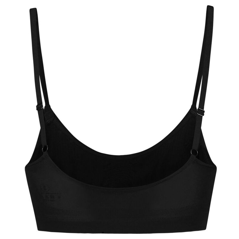 BYE-BRA - MEDIUM CONTROL SUTI SEM PONTOS PRETO TAMANHO S Sexshoptuga 