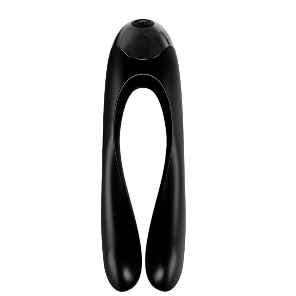 SATISFYER - VIBRADOR DE DEDO CANDY CANE LARANJA - Sexshoptuga  Sexshoptuga 