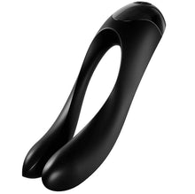 SATISFYER - VIBRADOR DE DEDO CANDY CANE LARANJA - Sexshoptuga  Sexshoptuga 