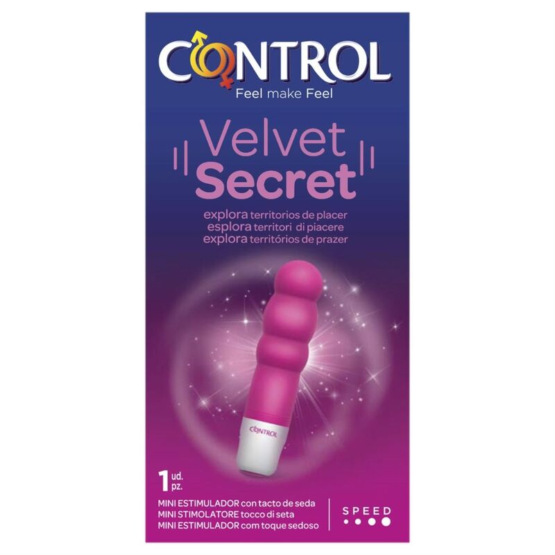 CONTROL - MINI ESTIMULADOR SECRETO DE VELUDO - Sexshoptuga  Sexshoptuga 