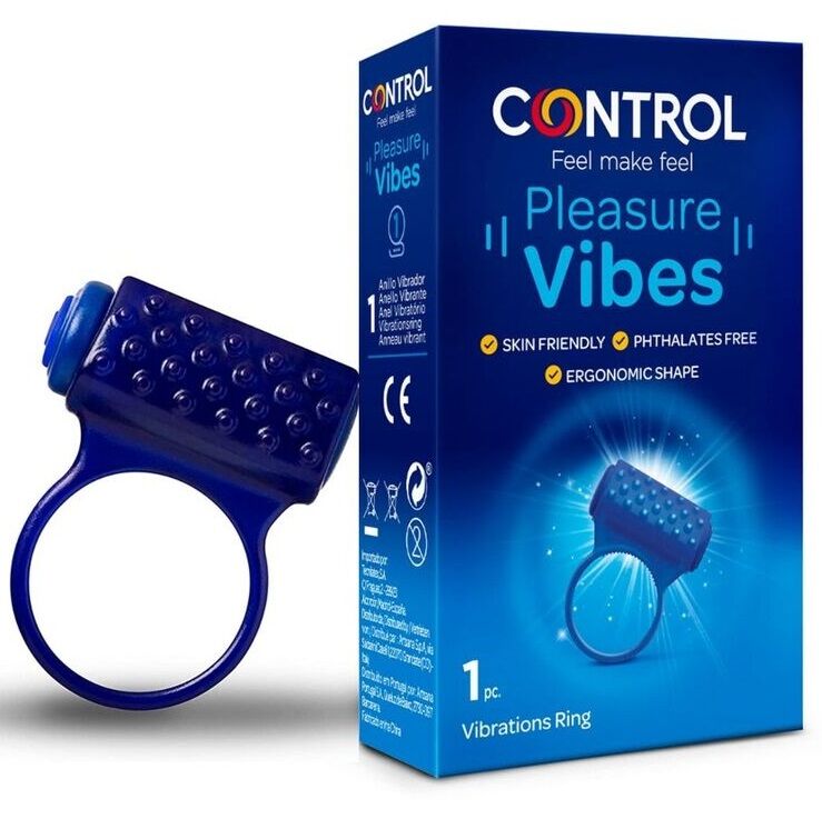 CONTROL - ANEL VIBRATÓRIO PLEASURE VIBES - Sexshoptuga  Sexshoptuga 