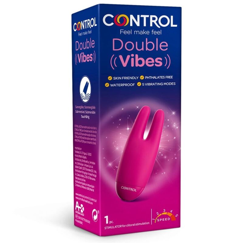 CONTROL - ESTIMULADOR DUPLO VIBES - Sexshoptuga  Sexshoptuga 