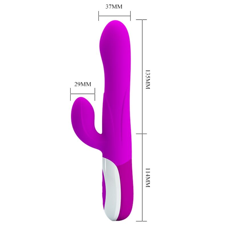 PRETTY LOVE - VIBRADOR INFLVEL RECARREGVEL DEMPSEY - Sexshoptuga 