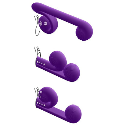 SNAIL VIBE - MULTIACTION VIBRATOR PURPLE - Sexshoptuga 