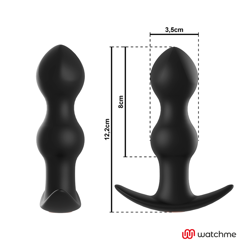 ANBIGUO - PLUGUE DE CONTROLE REMOTO WATCHME VIBRADOR ANAL TIBÉRIO - Sexshoptuga  Sexshoptuga 