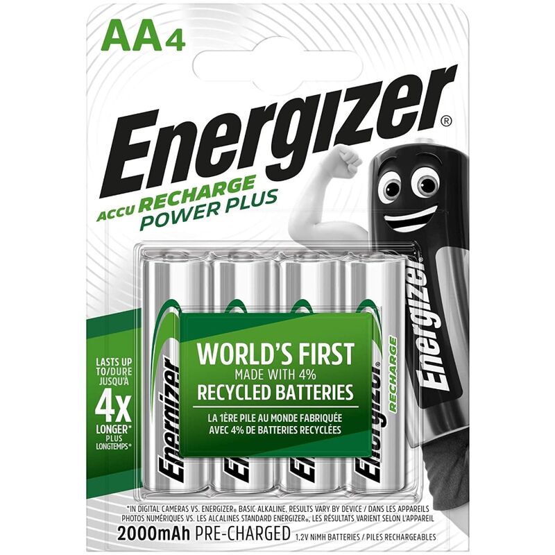 ENERGIZER - BATERIAS RECARREGVEIS AA4 BLISTER 4 - Sexshoptuga  Sexshoptuga 