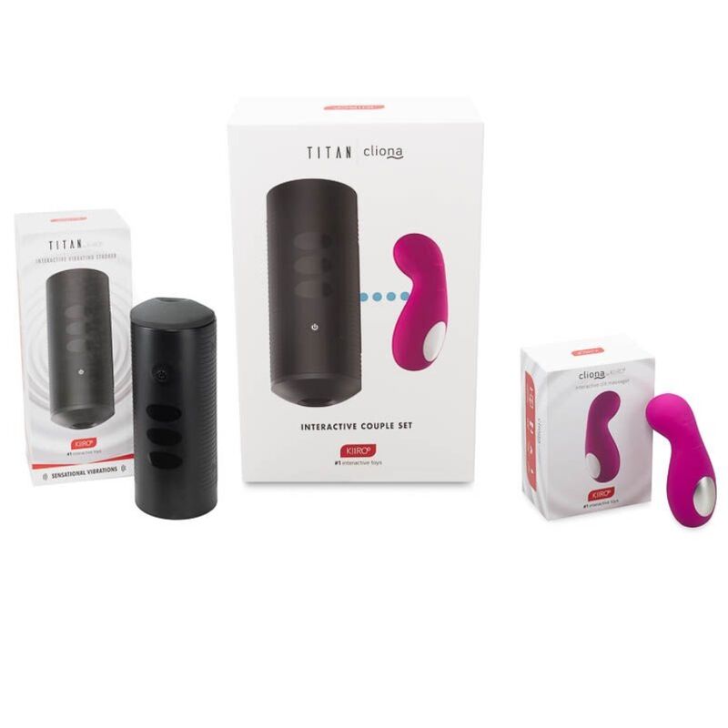 KIIROO - CONJUNTO CASAIS TITAN E CLIONA LILAC - Sexshoptuga  Sexshoptuga 