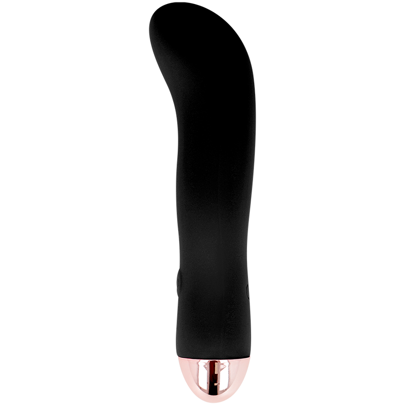 DOLCE VITA - VIBRADOR RECARREGÁVEL DOIS PRETO 7 VELOCIDADE - Sexshoptuga  Sexshoptuga 