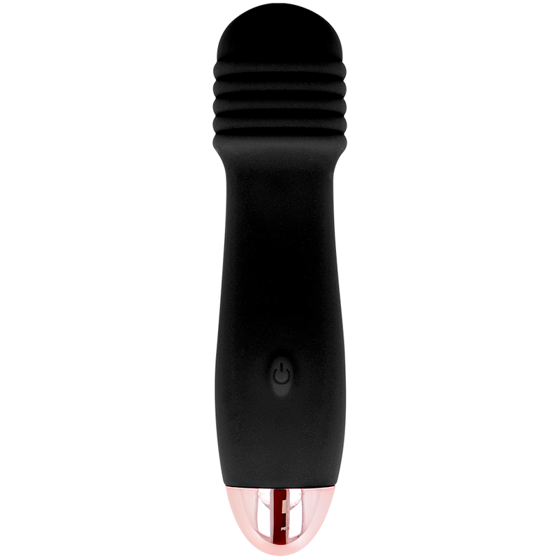 DOLCE VITA - VIBRADOR RECARREGÁVEL TRÊS PRETO 7 VELOCIDADE - Sexshoptuga  Sexshoptuga 