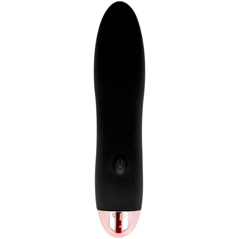 DOLCE VITA - VIBRADOR RECARREGÁVEL QUATRO PRETO 7 VELOCIDADES - Sexshoptuga 