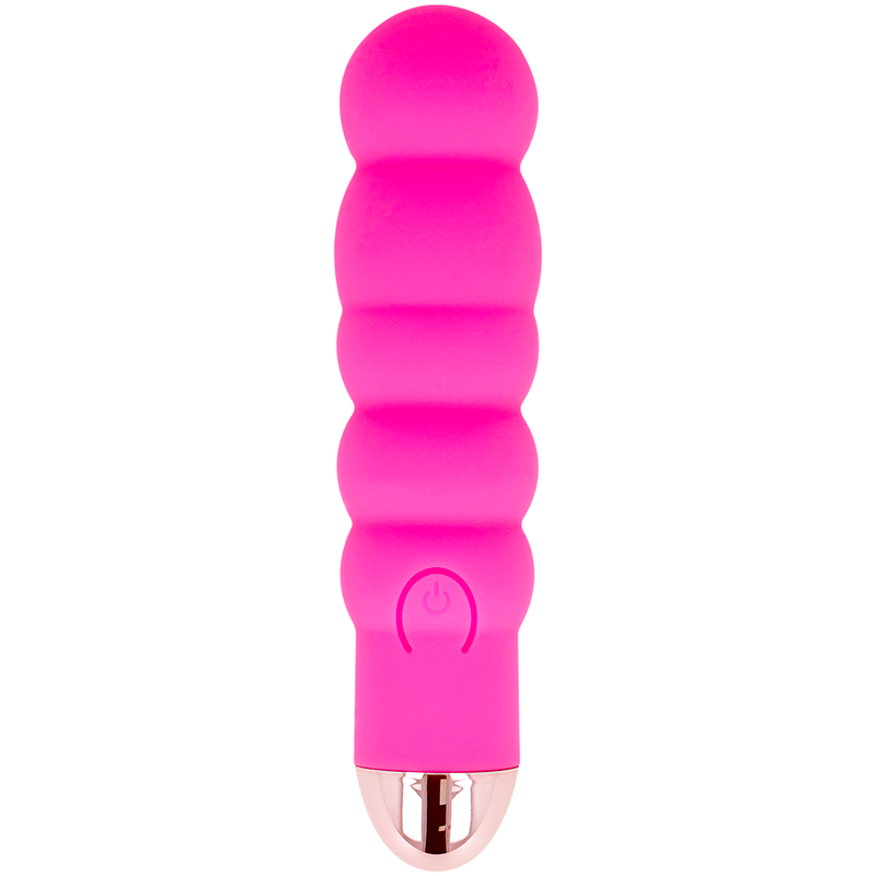 DOLCE VITA - VIBRADOR RECARREGÁVEL SEIS PINK 7 VELOCIDADES - Sexshoptuga 