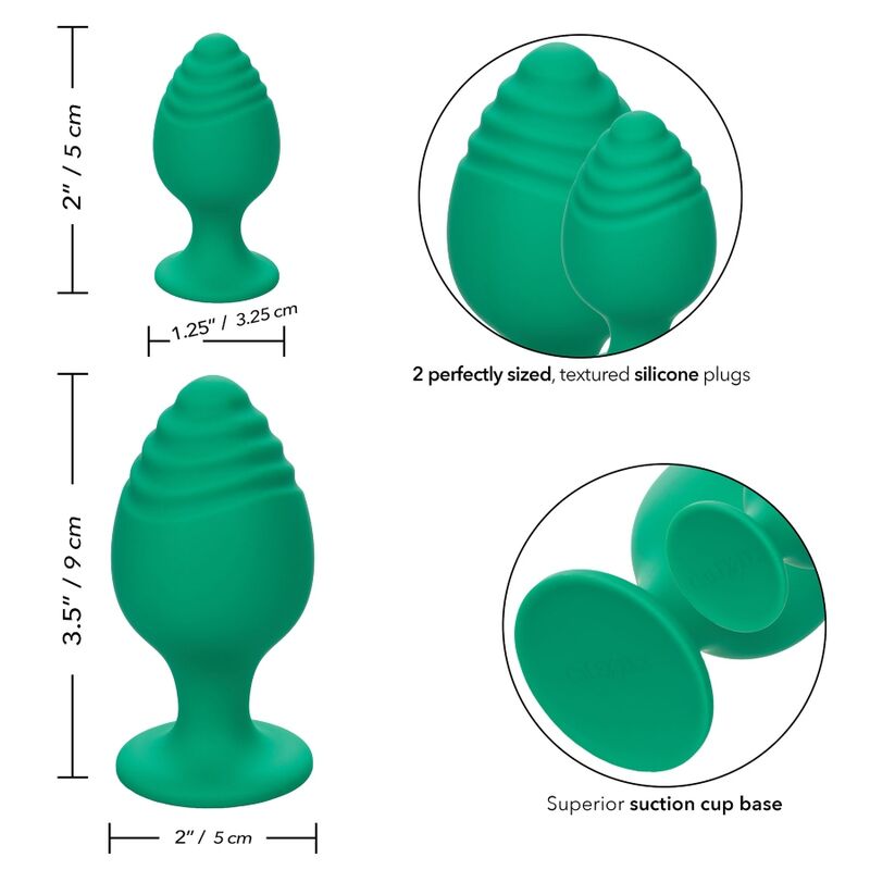 CALEXOTICS - BUTTPLUG CHEEKY VERDE - Sexshoptuga 