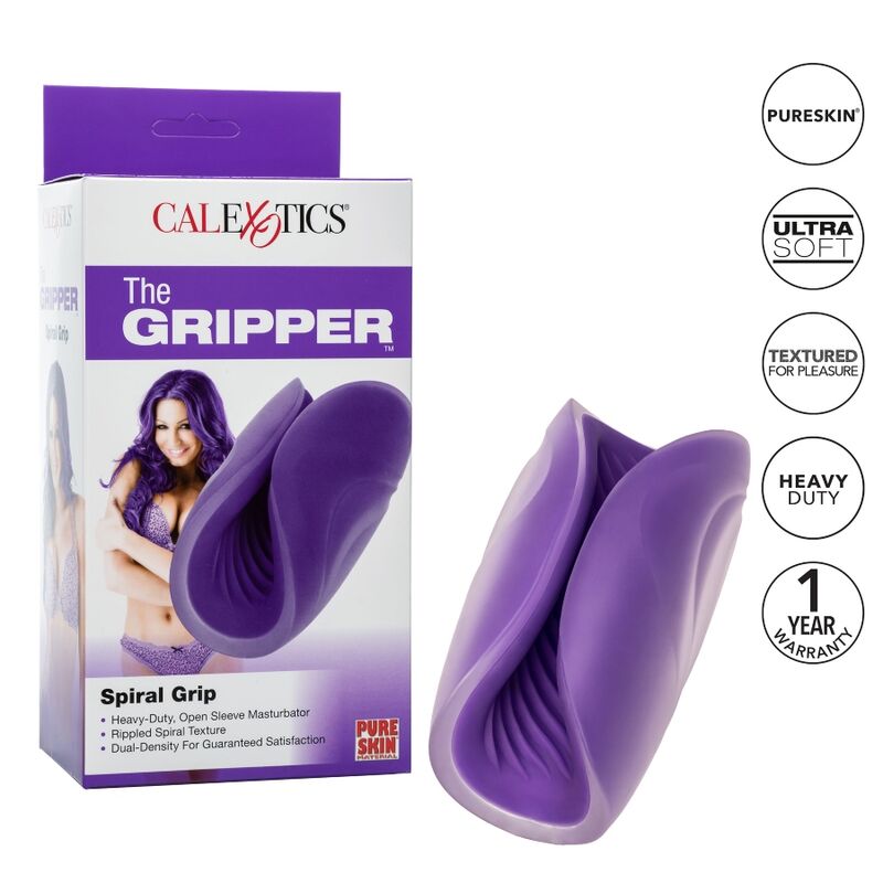 CALEXOTICS - MASTURBADOR ESPIRAL GRIP - Sexshoptuga  Sexshoptuga 