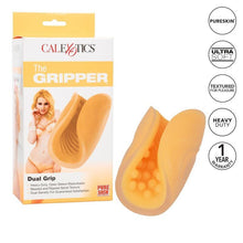 CALEXOTICS - MASTURBADOR BEADED GRIP LARANJA - Sexshoptuga  Sexshoptuga 