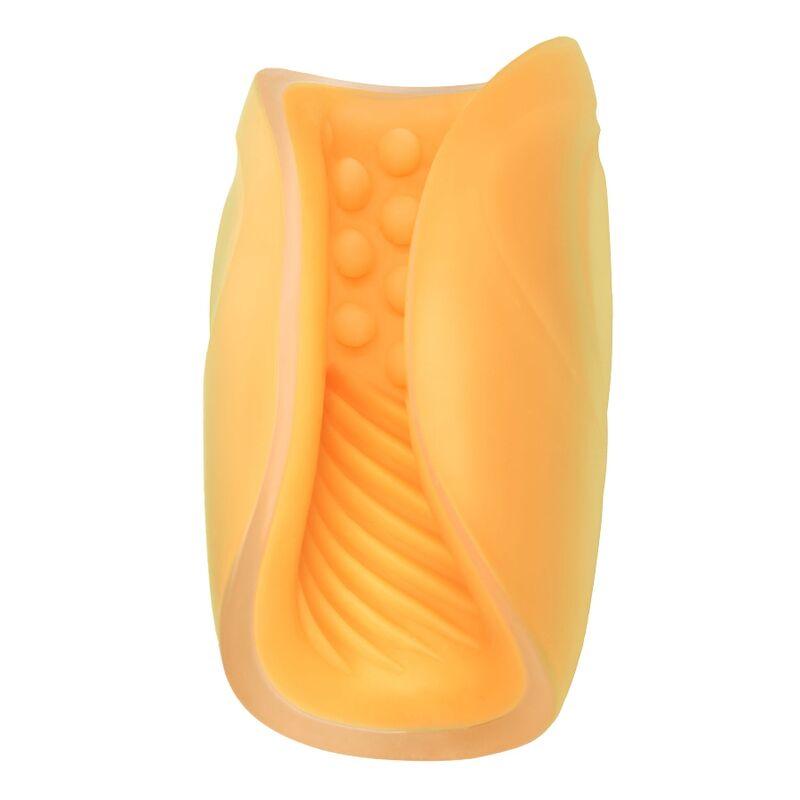 CALEXOTICS - MASTURBADOR BEADED GRIP LARANJA - Sexshoptuga 