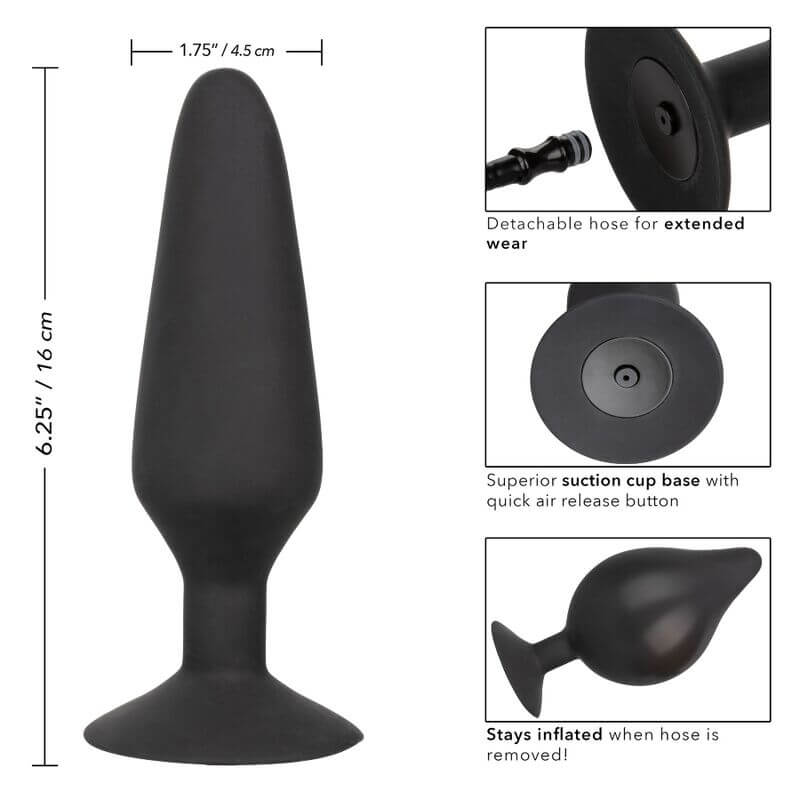 CALEXOTICS - PLUGUE INFLVEL DE SILICONE XL - Sexshoptuga  Sexshoptuga 