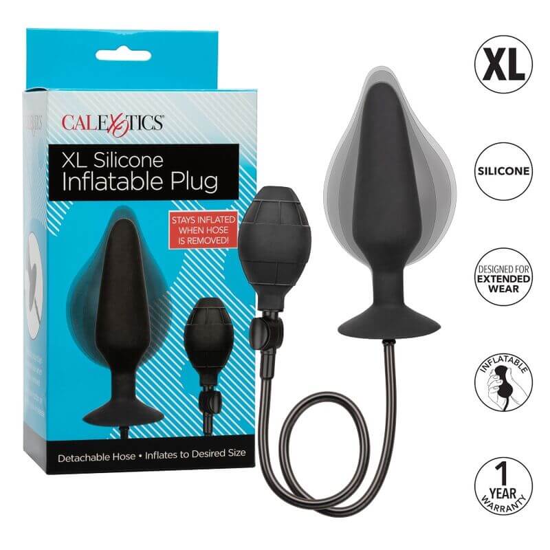 CALEXOTICS - PLUGUE INFLVEL DE SILICONE XL - Sexshoptuga  Sexshoptuga 