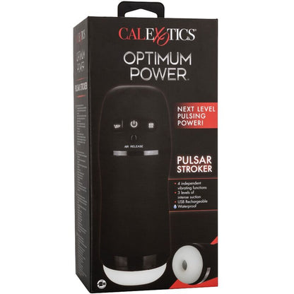 CALEXOTICS - FUNÕES DE VIBRAO E SUCO DO OPTIMUM POWER STROKER - Sexshoptuga 