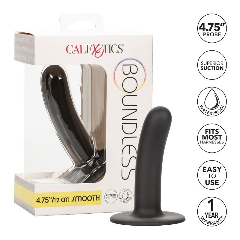 CALEXOTICS - BOUNDLESS DILDO 12 CM COMPATÍVEL LISO - Sexshoptuga  Sexshoptuga 