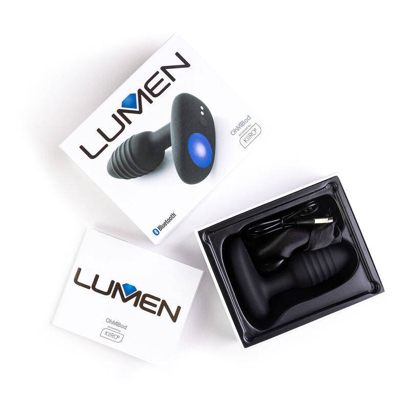 KIIROO - APLICATIVO DE CONTROLE DE VIBRAO LUMEN PLUG - Sexshoptuga  Sexshoptuga 