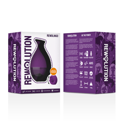 REWOLUTION - VIBRADOR REWOLINGO COM LÍNGUA - Sexshoptuga 