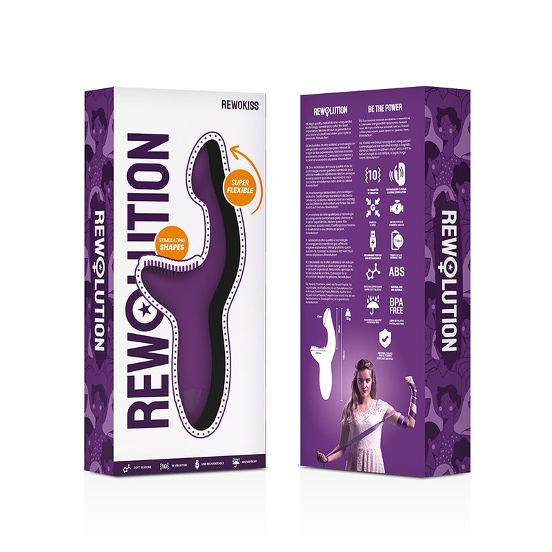 REWOLUTION - REWOKISS VIBRADOR PONTO PARA ESTIMULADOR - Sexshoptuga 