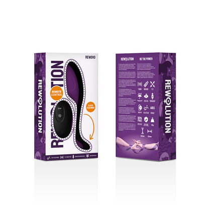 REWOLUTION - CONTROLE REMOTO DO VIBRADOR DE OVO REWOVO - Sexshoptuga 