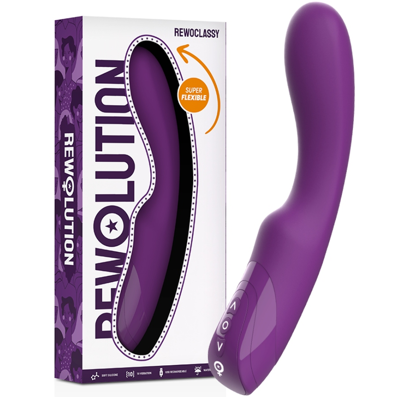 REWOLUTION - VIBRADOR FLEXÍVEL REWOCLASSY - Sexshoptuga 