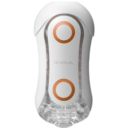 TENGA - FLIP ORB STRONG CRASH MASTURBATOR BRANCO E LARANJA - Sexshoptuga 