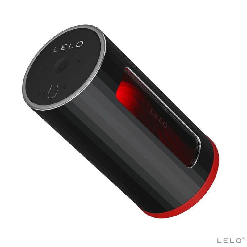 LELO - MASTURBADOR F1S V2 COM TECNOLOGIA SDK VERMELHO - PRETO - Sexshoptuga 