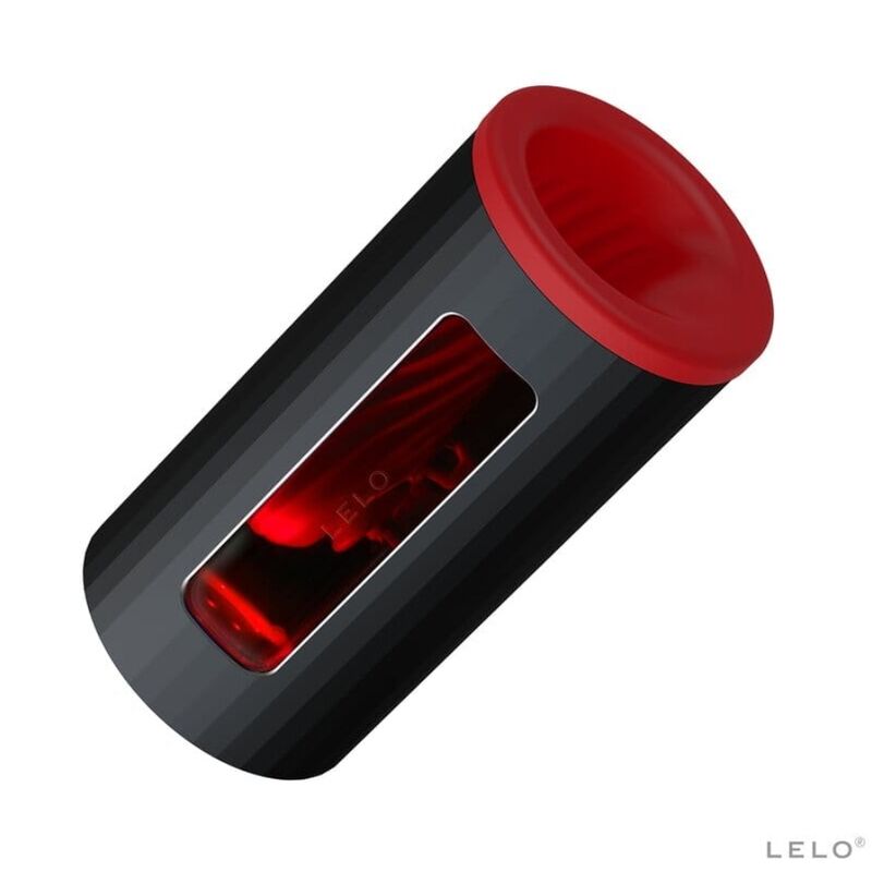 LELO - MASTURBADOR F1S V2 COM TECNOLOGIA SDK VERMELHO - PRETO - Sexshoptuga 